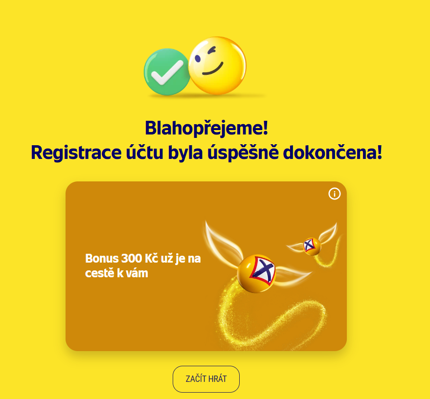 Registrace Sportka 9